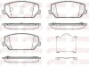 Bremsbelagsatz, Scheibenbremse Vorderachse REMSA 1809.02