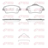 Bremsbelagsatz, Scheibenbremse Vorderachse REMSA 1818.00