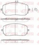 Bremsbelagsatz, Scheibenbremse Vorderachse REMSA 1826.00