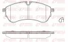 Bremsbelagsatz, Scheibenbremse Hinterachse REMSA 1830.00