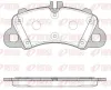 Bremsbelagsatz, Scheibenbremse Vorderachse REMSA 1862.00