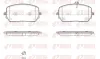 Bremsbelagsatz, Scheibenbremse Vorderachse REMSA 1879.00