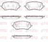Bremsbelagsatz, Scheibenbremse Vorderachse REMSA 1885.00