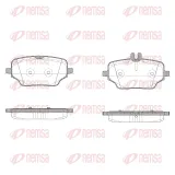 Bremsbelagsatz, Scheibenbremse Hinterachse REMSA 1895.00