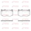 Bremsbelagsatz, Scheibenbremse Vorderachse REMSA 1907.00