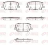 Bremsbelagsatz, Scheibenbremse Hinterachse REMSA 1947.02