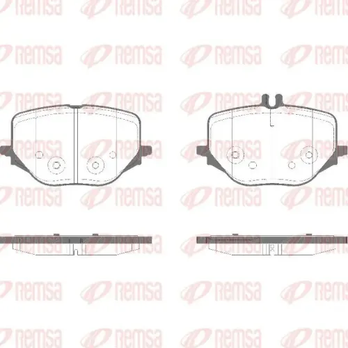 Bremsbelagsatz, Scheibenbremse REMSA 1950.00 Bild Bremsbelagsatz, Scheibenbremse REMSA 1950.00