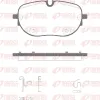 Bremsbelagsatz, Scheibenbremse Vorderachse REMSA 1963.00