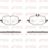 Bremsbelagsatz, Scheibenbremse Hinterachse REMSA 1972.10