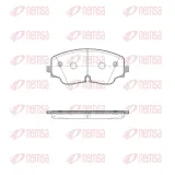 Bremsbelagsatz, Scheibenbremse Vorderachse REMSA 1984.00