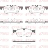 Bremsbelagsatz, Scheibenbremse 1. Vorderachse Vorderachse REMSA 1986.02