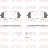 Bremsbelagsatz, Scheibenbremse 1. Vorderachse Vorderachse REMSA 1994.00