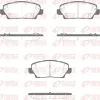 Bremsbelagsatz, Scheibenbremse Vorderachse REMSA 1995.02