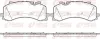 Bremsbelagsatz, Scheibenbremse Vorderachse REMSA 1744.00