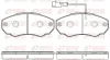 Bremsbelagsatz, Scheibenbremse Vorderachse REMSA 0960.21