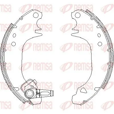 Bremsbacke REMSA 4075.00