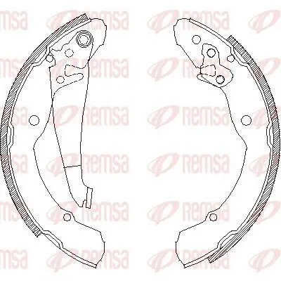 Bremsbacke REMSA 4082.00