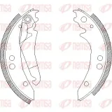 Bremsbacke Hinterachse REMSA 4136.00