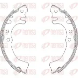 Bremsbacke Hinterachse REMSA 4155.00