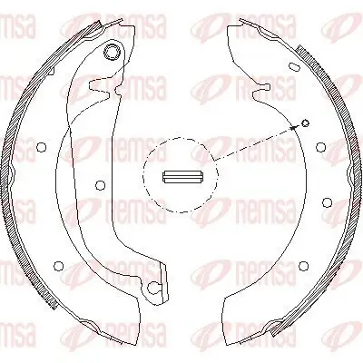 Bremsbacke REMSA 4178.00