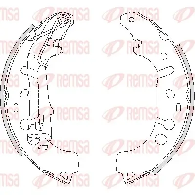 Bremsbacke Hinterachse REMSA 4192.00