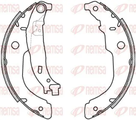 Bremsbacke REMSA 4212.00