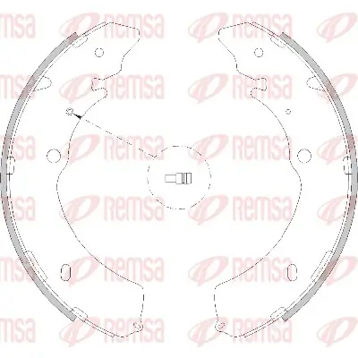 Bremsbacke Hinterachse REMSA 4216.00