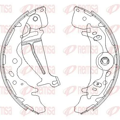 Bremsbacke REMSA 4219.00