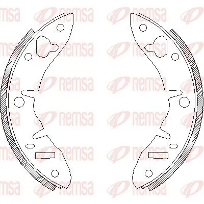 Bremsbacke REMSA 4220.00