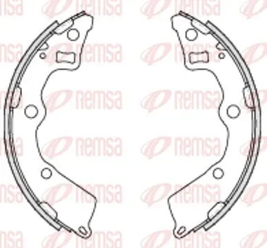 Bremsbacke Hinterachse REMSA 4225.00