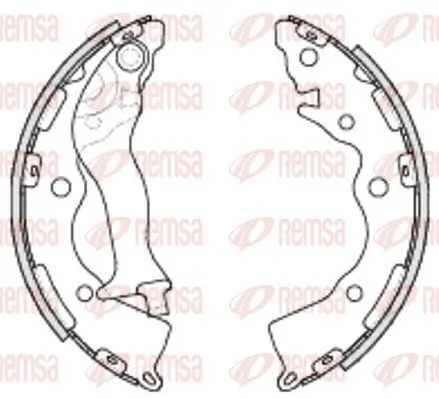 Bremsbacke REMSA 4234.00