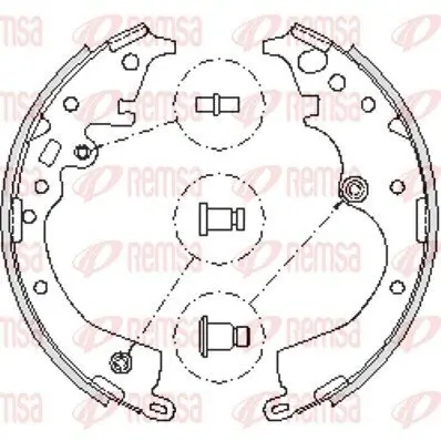 Bremsbacke REMSA 4239.00 Bild Bremsbacke REMSA 4239.00