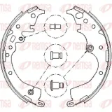Bremsbacke Hinterachse REMSA 4239.00