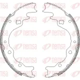 Bremsbacke Hinterachse REMSA 4365.00