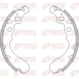 Bremsbacke Hinterachse REMSA 4390.00