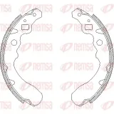 Bremsbacke Hinterachse REMSA 4390.00
