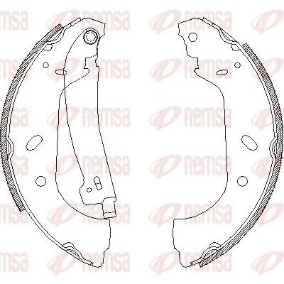 Bremsbacke REMSA 4417.01