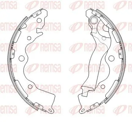 Bremsbacke REMSA 4525.00 Bild Bremsbacke REMSA 4525.00