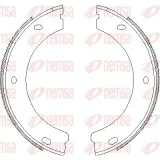 Bremsbacke, Feststellbremse Hinterachse REMSA 4652.00