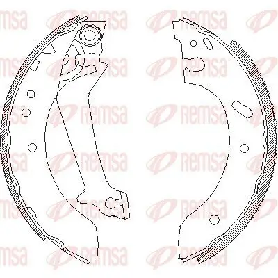 Bremsbacke REMSA 4670.01