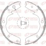 Bremsbacke, Feststellbremse Hinterachse REMSA 4709.00