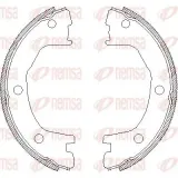 Bremsbacke, Feststellbremse Hinterachse REMSA 4712.00