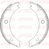 Bremsbacke, Feststellbremse Hinterachse REMSA 4714.01