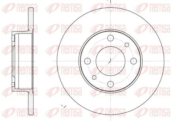 Bremsscheibe REMSA 6030.00