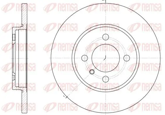 Bremsscheibe REMSA 6058.00