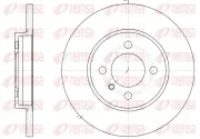 Bremsscheibe Vorderachse REMSA 6058.00