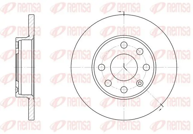 Bremsscheibe REMSA 6059.00