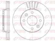 Bremsscheibe Vorderachse REMSA 6080.10