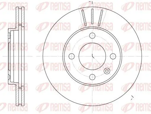 Bremsscheibe REMSA 6084.10