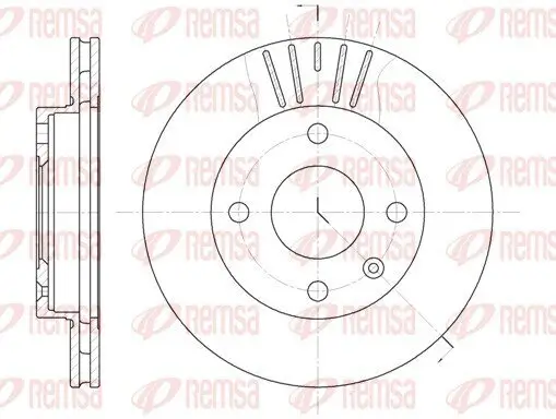 Bremsscheibe REMSA 6096.10